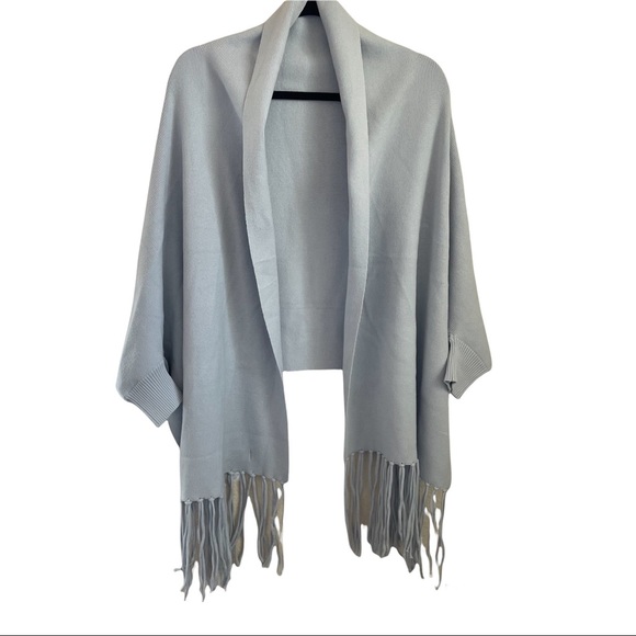 Mer Sea Sweaters - Mer Sea Women’s Sky Blue Kimono Sweater One Size